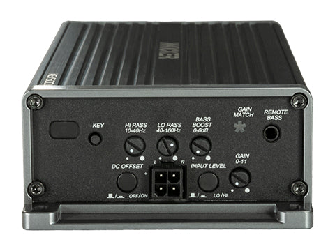 Kicker 47KEY500.1 Compact Smart Mono Amplifier Automatic Tuning DSP