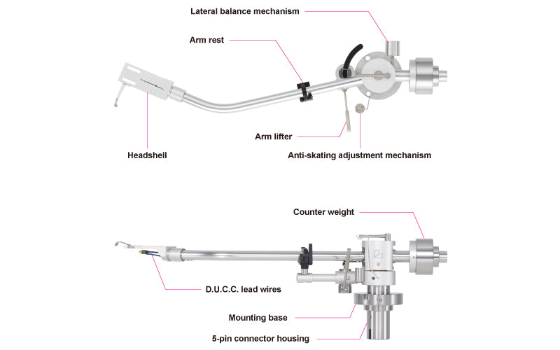 LUXMAN UNIVERSAL TYPE TONEARM LTA-710