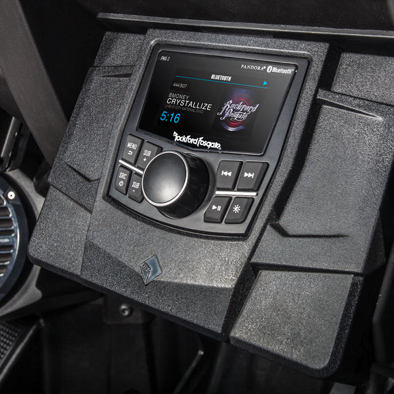 Punch Marine Compact AM/FM/WB Digital Media Receiver 2.7" Display PMX-2