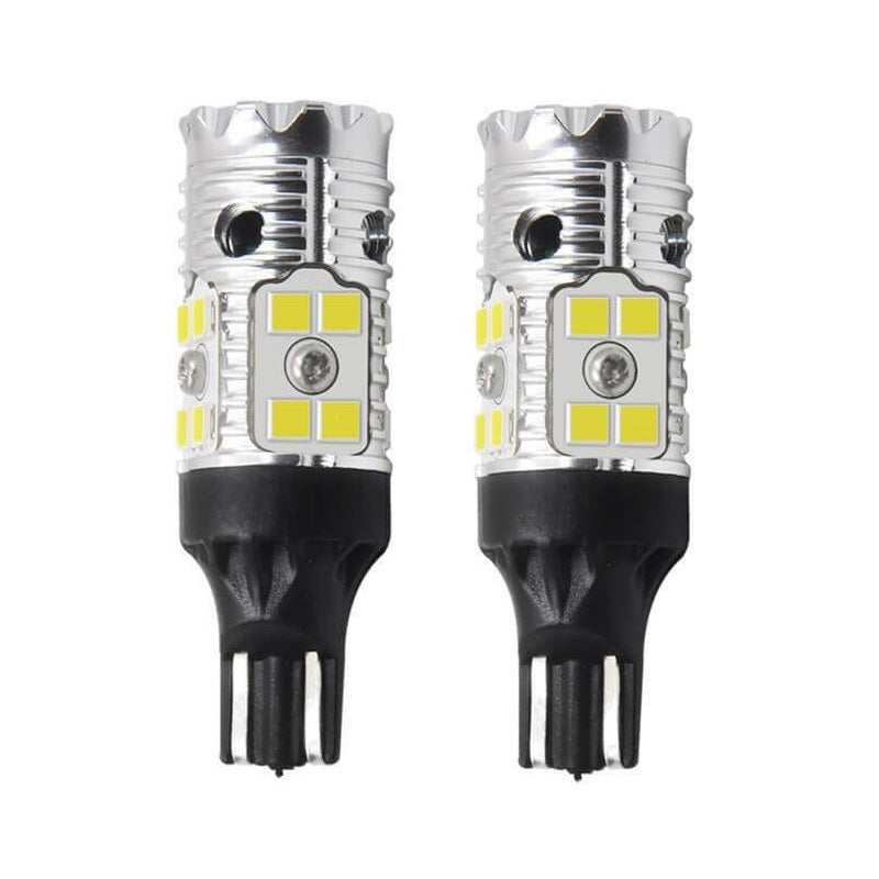 LED Bulbs (Brake, Interior and Signal) L-T10D T10 194 Digital Canbus Bulb with Fuse (White)
