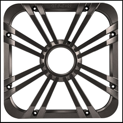 KICKER 12" Square Charcoal LED Grille