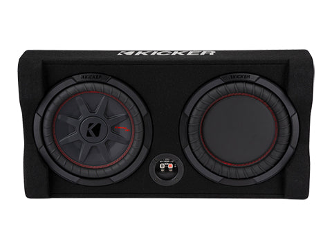 Kicker 48TRTP102 Down-Firing 10" CompRT 2-Ohm Enclosure