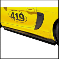 APR Porsche Cayman GT4 Carbon Fiber Side Intakes