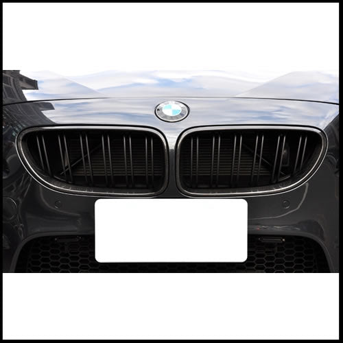 Autotecknic BMW F06 Gran Coupe / F12 Coupe / F13 Cabrio / 6-Series & M6 Dual-Slats Carbon Fiber Front Grilles