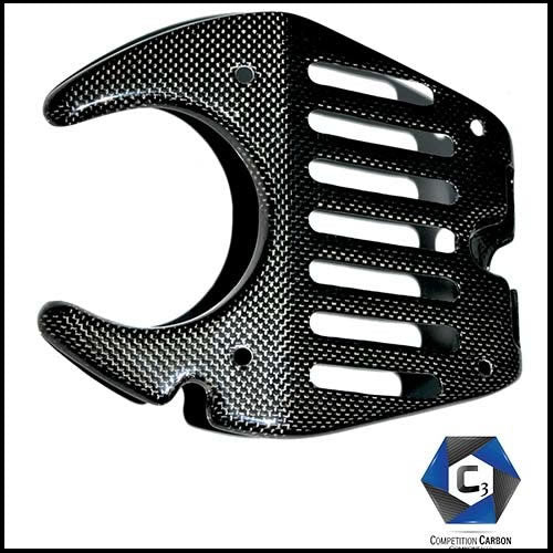 C3 Carbon Ferrari 458 Carbon Fiber Bonnet Latch Cover