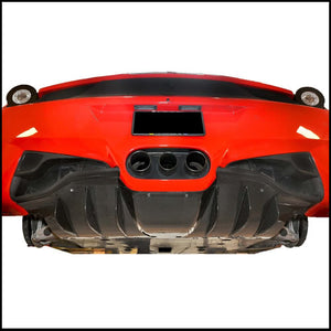 C3 Carbon Ferrari 458 Carbon Fiber Rear Fog Light Trim