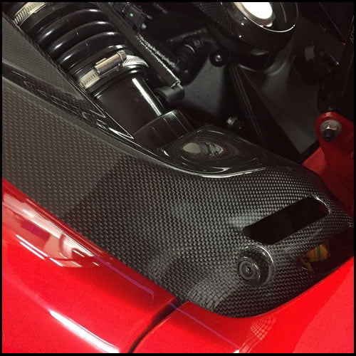 C3 Carbon Ferrari 488 Spider Carbon Fiber Complete Engine Kit