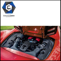 C3 Carbon Ferrari 488 Spider Carbon Fiber Engine Bay