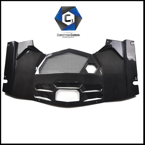C3 Carbon Lamborghini Aventador LP700 Carbon Fiber Engine Bay Rear Cover