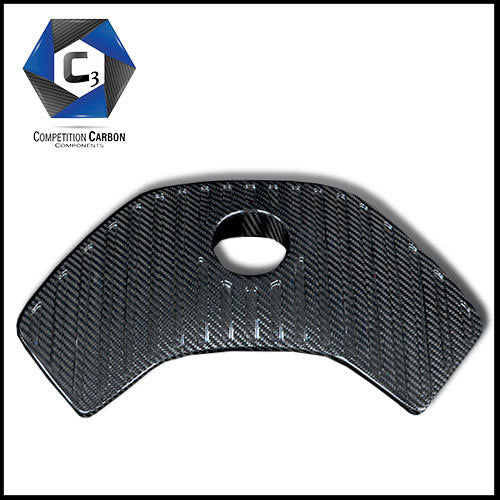 C3 Carbon McLaren MP4-12C/650S Carbon Fiber Coolant Tank Cover (Grooved)