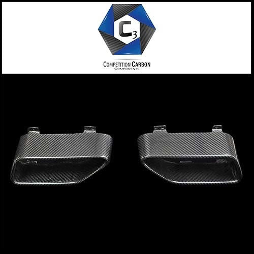 C3 Carbon McLaren MP4-12C/650S Carbon Fiber Exhaust End Cap