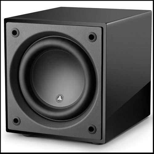 JL AUDIO Dominion™ d110-GLOSS: 10-inch (250 mm) Powered Subwoofer, Black Gloss Finish