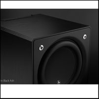 JL AUDIO E-Sub e110-ASH: 10-inch (250 mm) Powered Subwoofer, Black Ash Finish