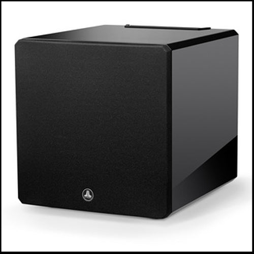 JL AUDIO E-Sub e112-GLOSS: 12-inch (300 mm) Powered Subwoofer, Black Gloss Finish
