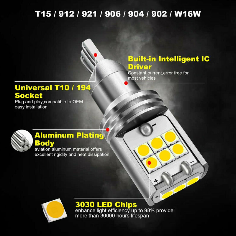 L-T15 T15 921 912 LED Canbus Bulb (White)