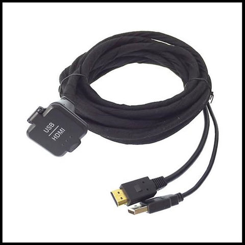 Alpine KCU-315UH USB/HDMI extension cable for connecting smartphones to  select Alpine receivers