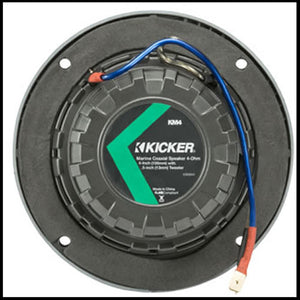 KICKER KM 6.5" 4Ω LED LIT MARINE/POWERSPORTS COAXIAL