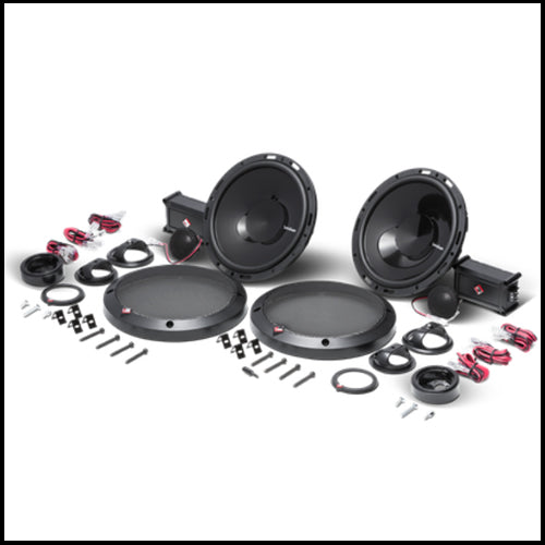 ROCKFORD FOSGATE Punch 6.5" 2-Way Euro Fit Compatible System External Xover