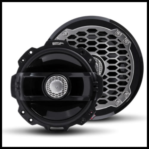 Punch Marine 6" Full Range Speakers - Black Audio Design