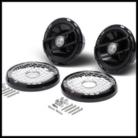 Punch Marine 6.5" Full Range Speakers - Black Audio Design