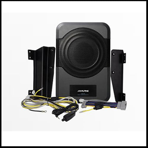 ALPINE PWE-S8-WRA  8-inch Compact Powered Subwoofer System for 2011-Up 4-door Jeep Wrangler