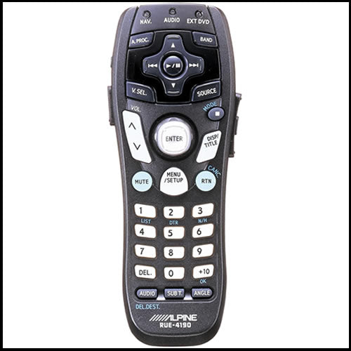 ALPINE RUE-4190 Universal Audio/Navigation/DVD/TV Tuner Remote Control