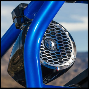 1,150 Watt stereo, front and rear speaker, and subwoofer kit for select Polaris® RZR® models  RZR-STAGE5