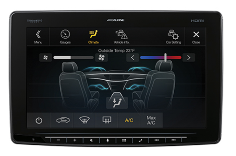 Alpine iLX-F411 Halo11 Multimedia Receiver with 11-inch Floating Touchscreen Display