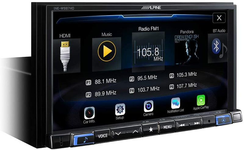 Alpine INE-W987HD 7-Inch Multimedia Receiver with GPS Navigation
